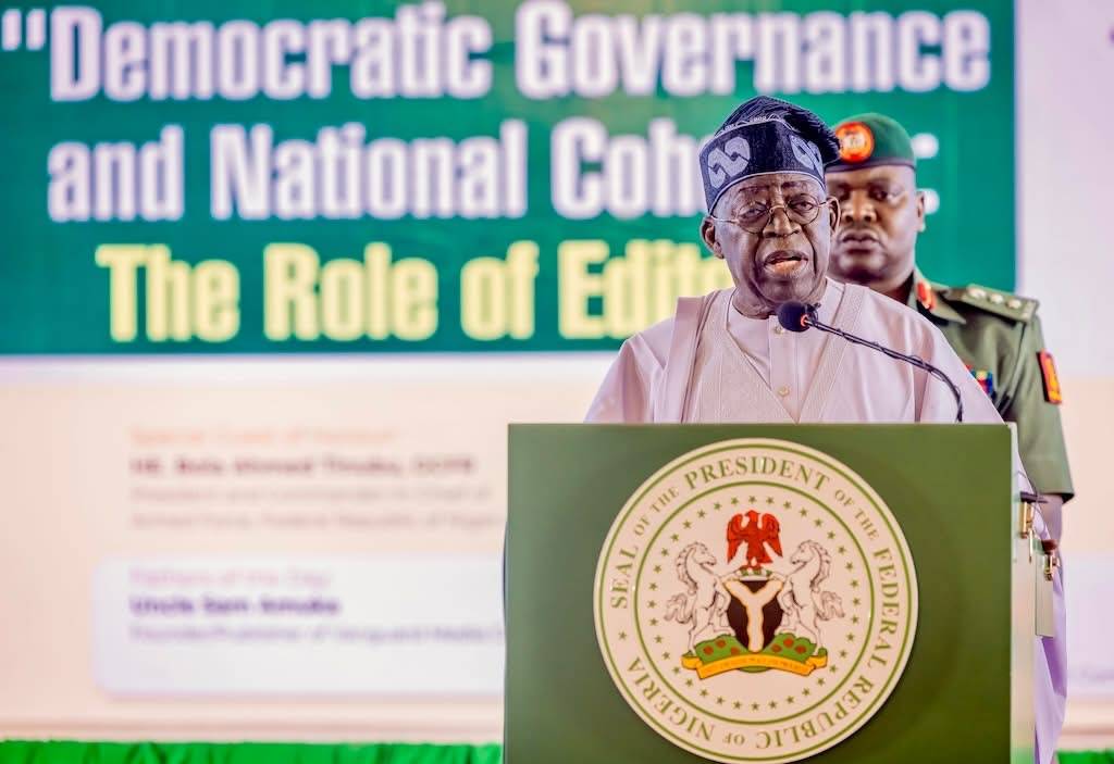 Tinubu To Editors: Report Boldly, Criticise Patriotically