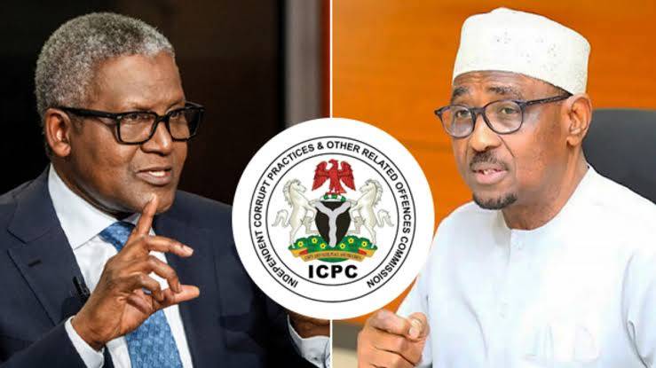 Dangote Petitions ICPC, Seeks Prosecution Of NMDPRA Boss Over Corruption Allegations