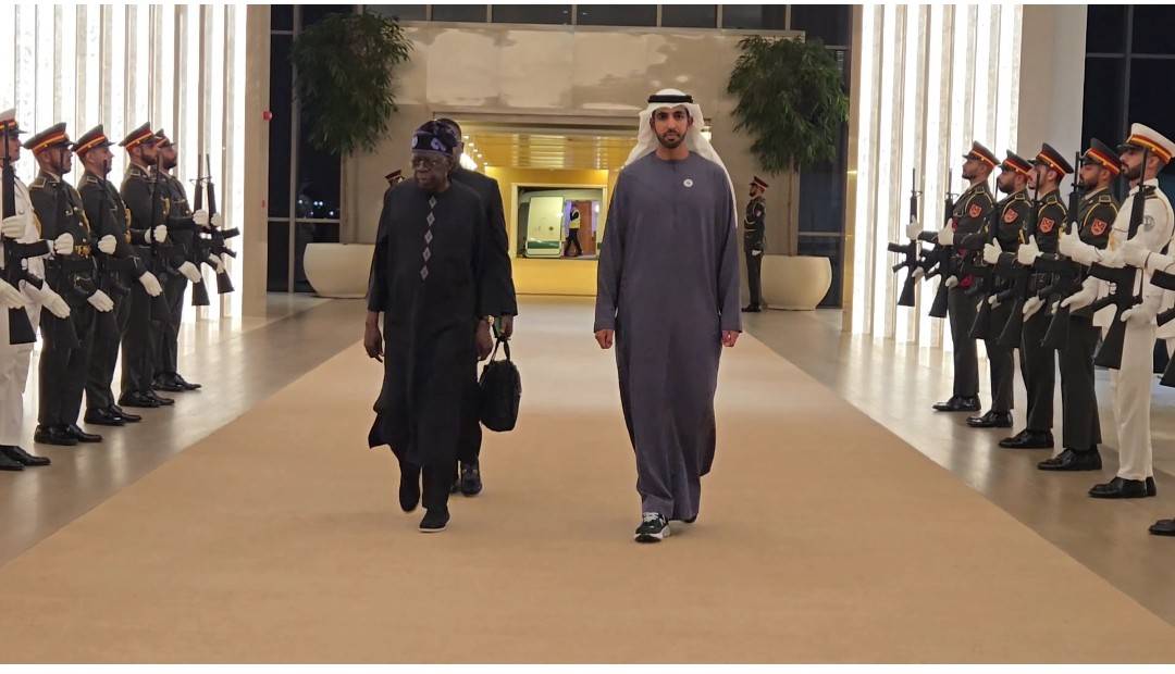 Tinubu Arrives Abu Dhabi For Sustainability Summit