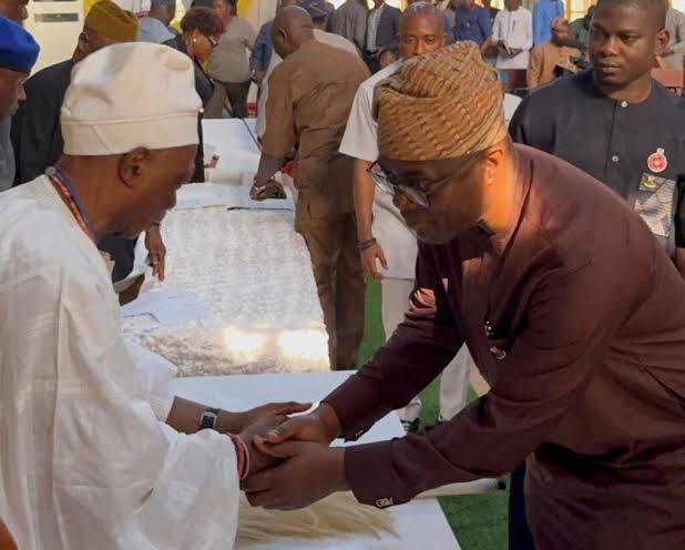Alaafin Missing As Gov Makinde Inaugurates Olubadan As Oyo Council Of Obas Chairman