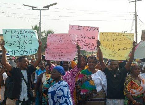 Awujale Stool: Indigenes Protest, Say No To Imposition Plot