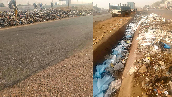 Abuja: Residents Worry As Heaps Of Refuse Take Over Zuba-Gwagwalada Road