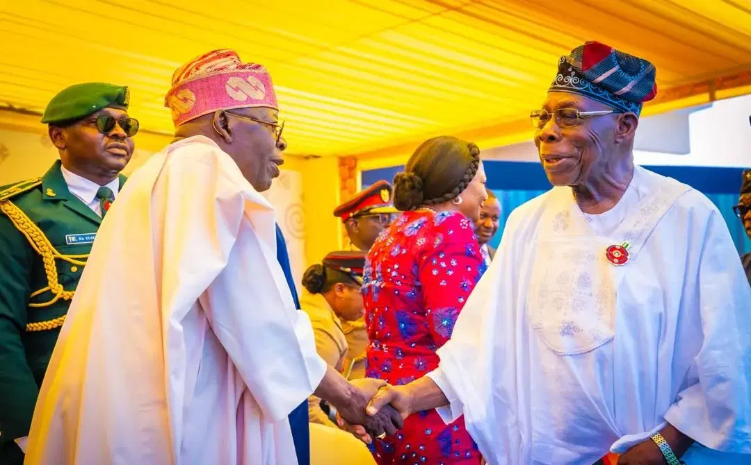 Tinubu Salutes Obasanjo’s Patriotic Zeal At 89
