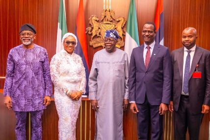 Tinubu Swears-In Taiwo Oyedele As Minister Of State For Finance