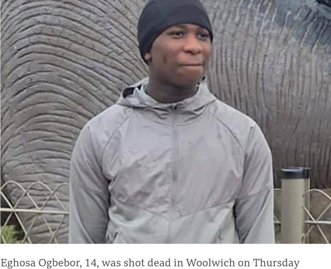 14-Year-Old Nigerian Boy Shot Dead In Woolwich, London