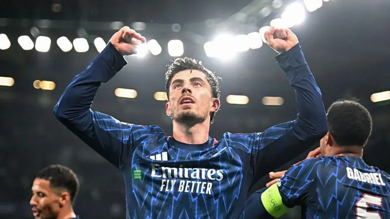UCL: Havertz Nets Stoppage-Time Winner For Arsenal At Sporting