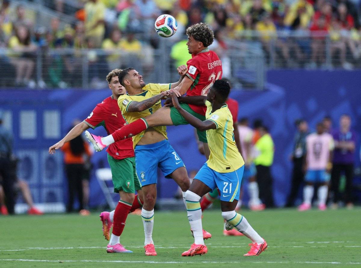 Vinicius Jnr Rescues Draw For Brazil Against Morocco