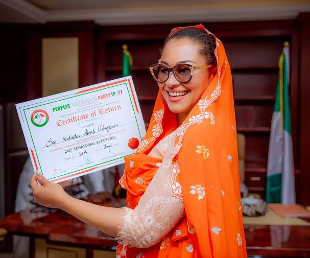 2027: Natasha Gets Certificate Of Return To Recontest Senate Seat