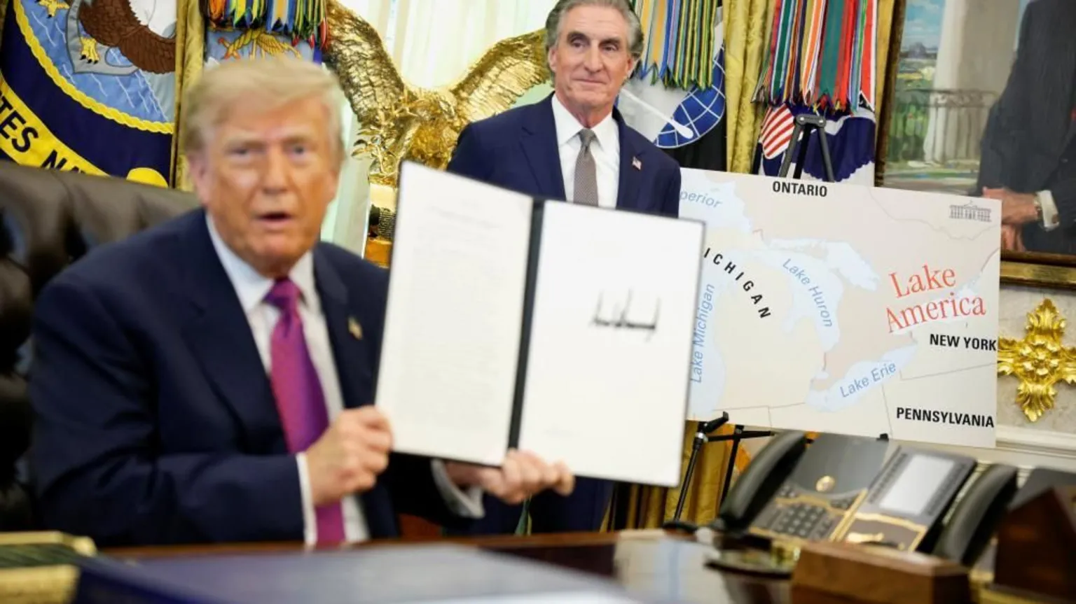 Trump Signs Order To Rename Lake Ontario As Lake America