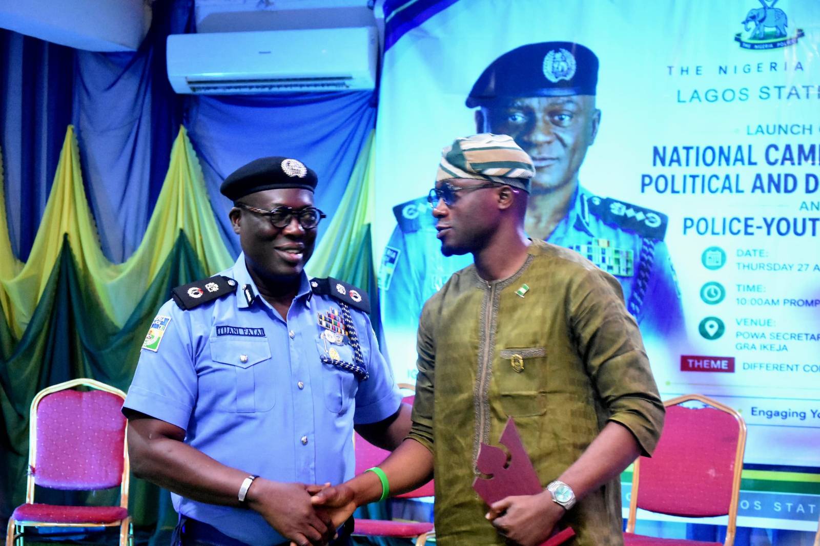 NYCN Lagos State Chair, Adigun Decorated As Police-Youth Ambassador