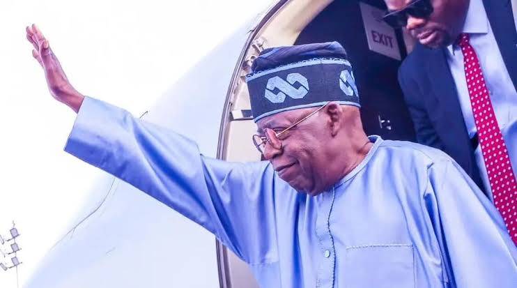 Tinubu Arrives Lagos After 28-Day Working Vacation In France