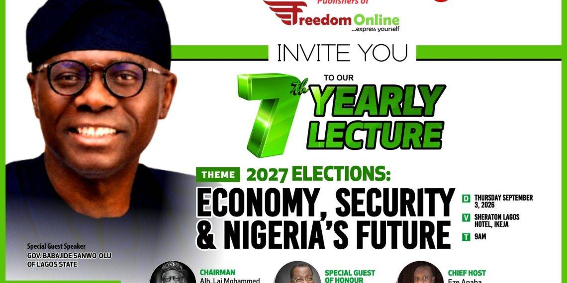 Sanwo-Olu To Headline 7th Freedom Online Lecture Thursday