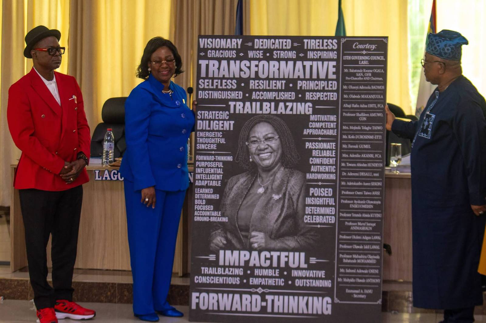 LASU Governing Council Celebrates Vice Chancellor, Prof. Ibiyemi Olatunji-Bello At Valedictory Session