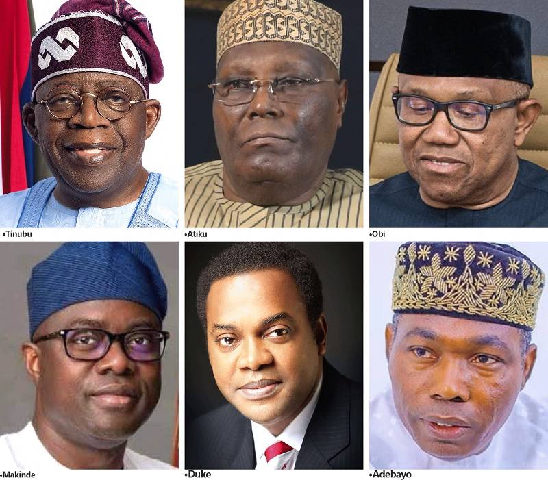 2027: Full List Of The 18 Presidential Candidates