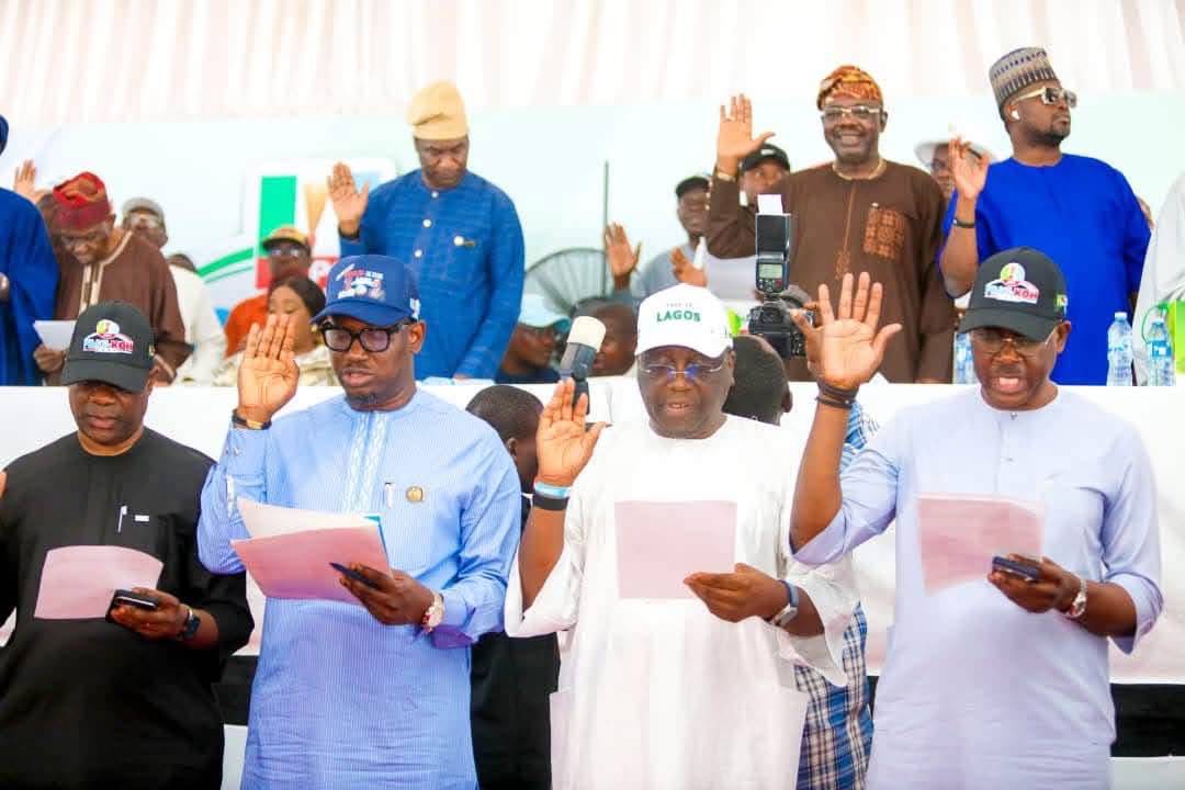 Lagos APC Inaugurates 1,235-Member Campaign Council, Bars Candidates From Traveling Abroad Until After Election