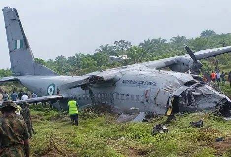 Tragedy As Military Aircraft Crashes In Ondo With 32 Aboard